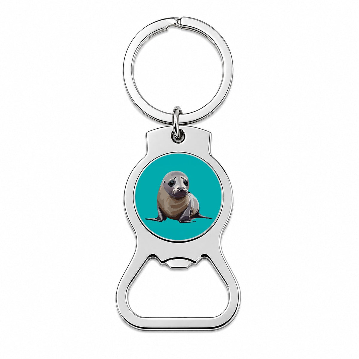 Seal Ocean Animal Cute Bottle Opener Keychain
