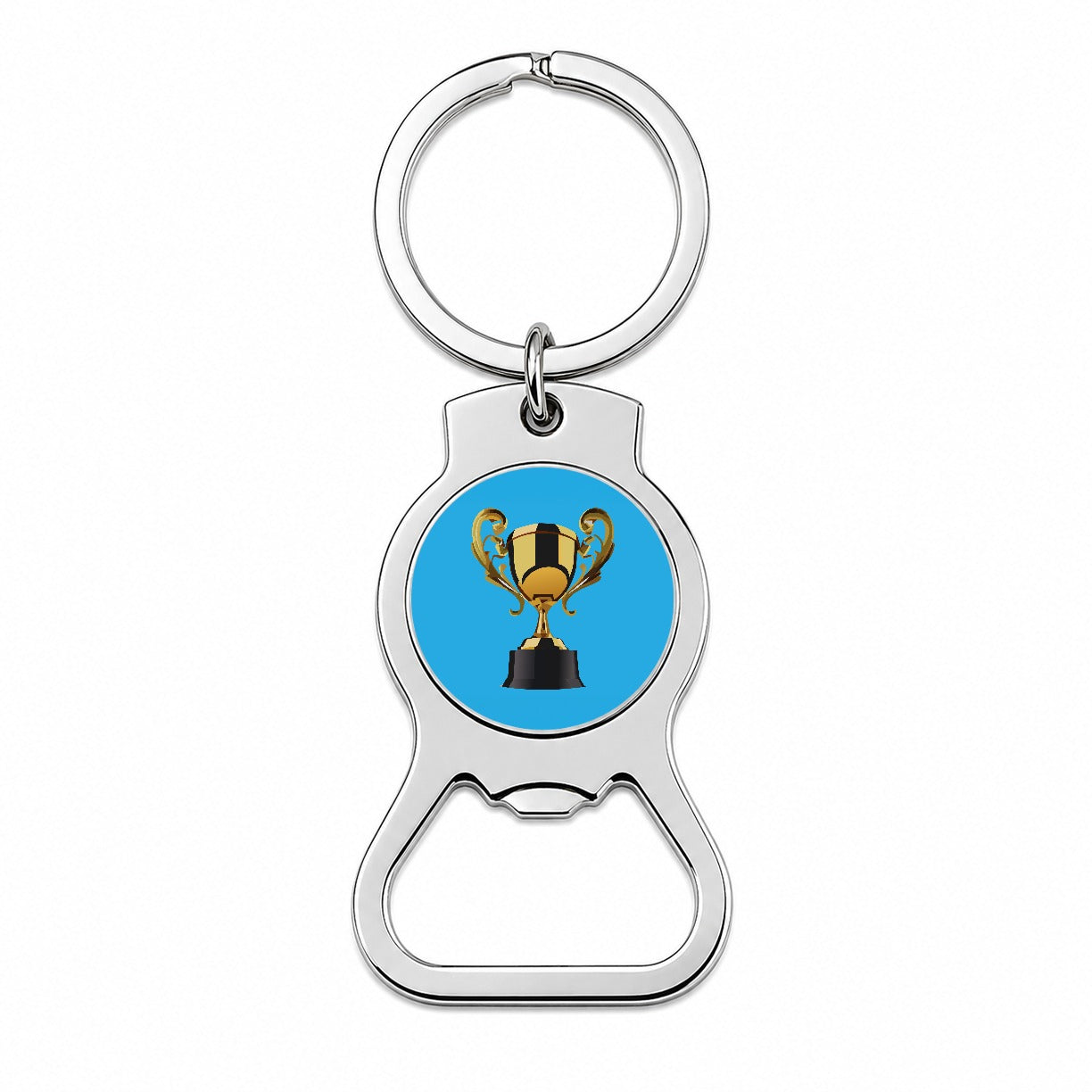 Trophy Award Bottle Opener Keychain