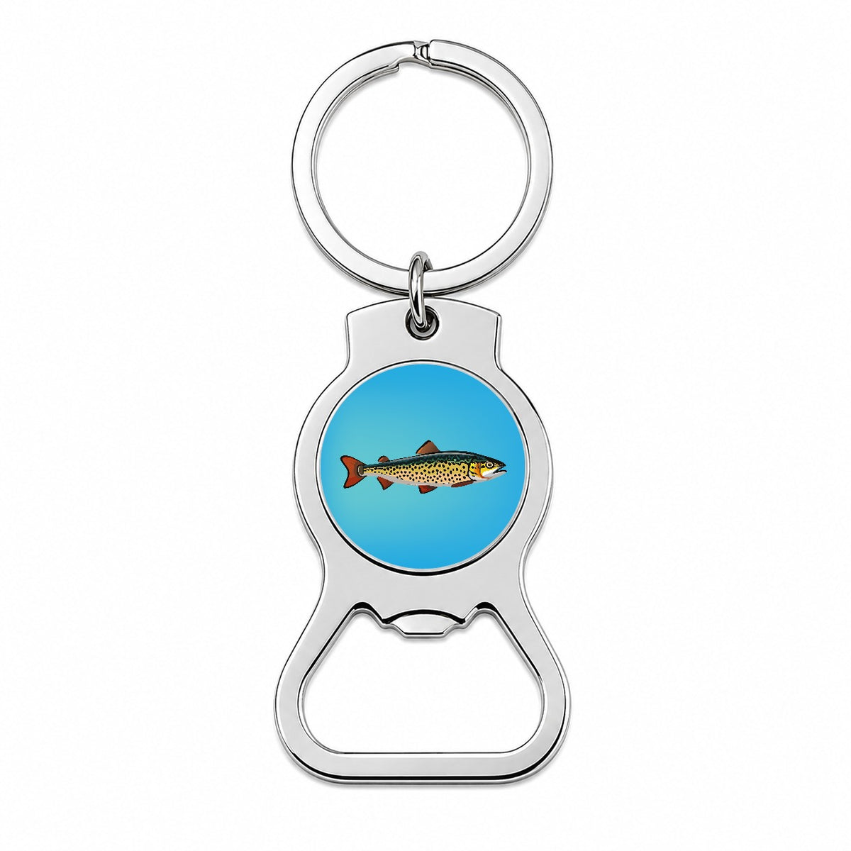 Trout Fish Fishing Bottle Opener Keychain