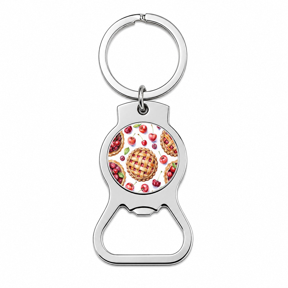 Cherry Pies Bursting Bottle Opener Keychain