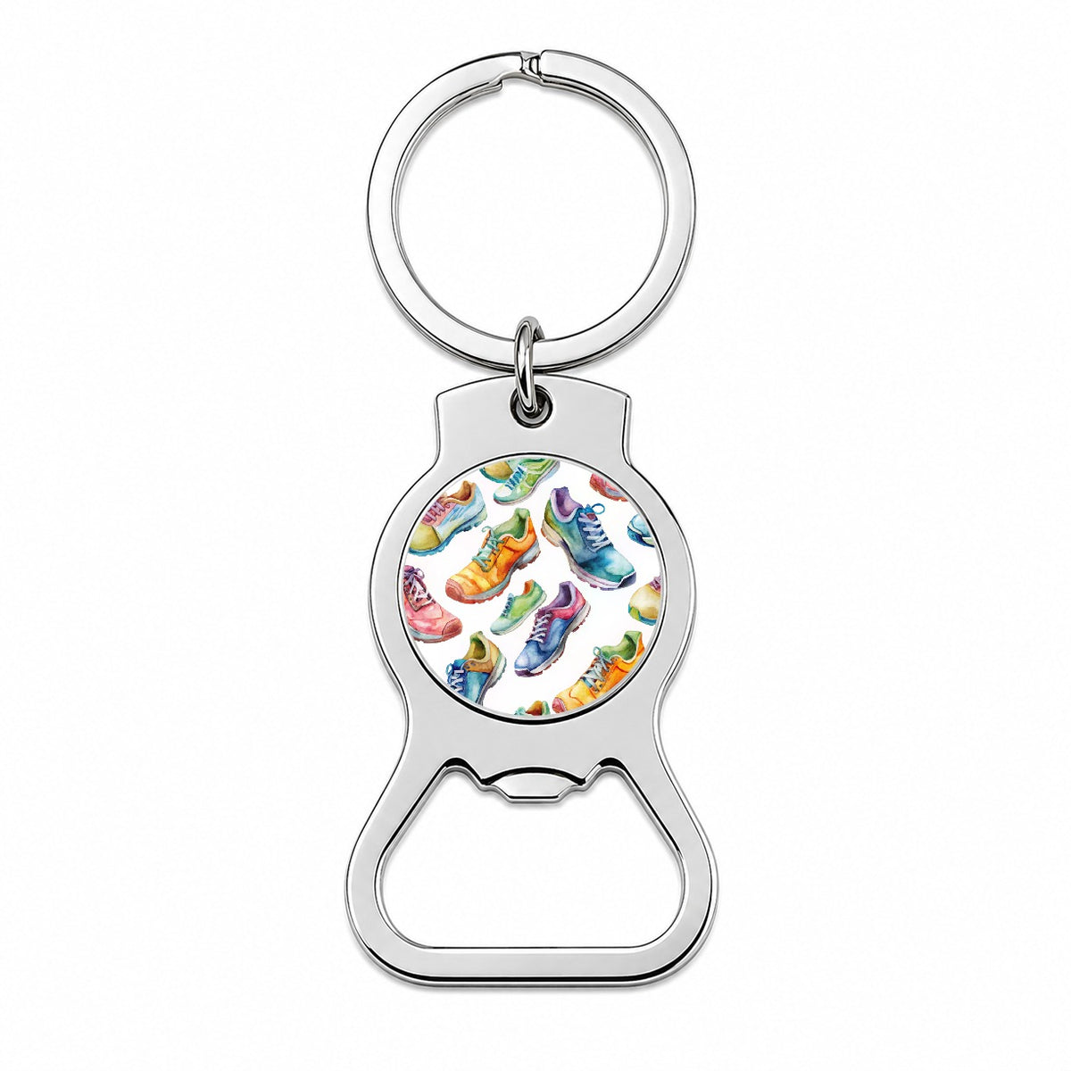 Colorful Running Shoes Runners Bottle Opener Keychain