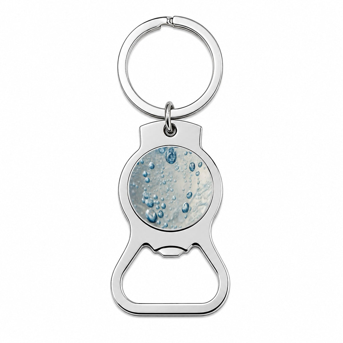 Water Liquid Closeup Funny Bottle Opener Keychain