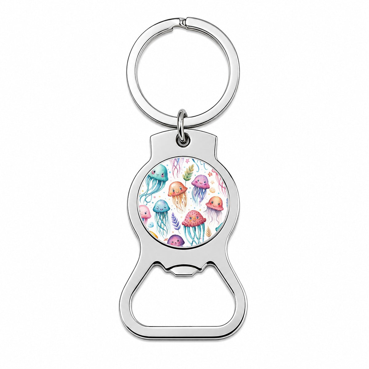 Lots Of Sweet Jellyfish Bottle Opener Keychain