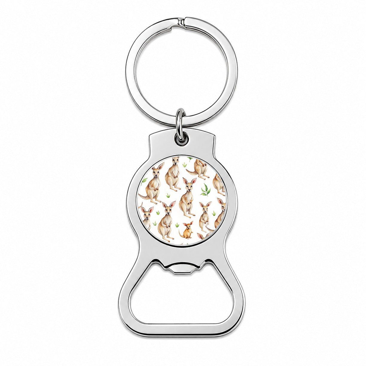 Sweet Kangaroos Bottle Opener Keychain