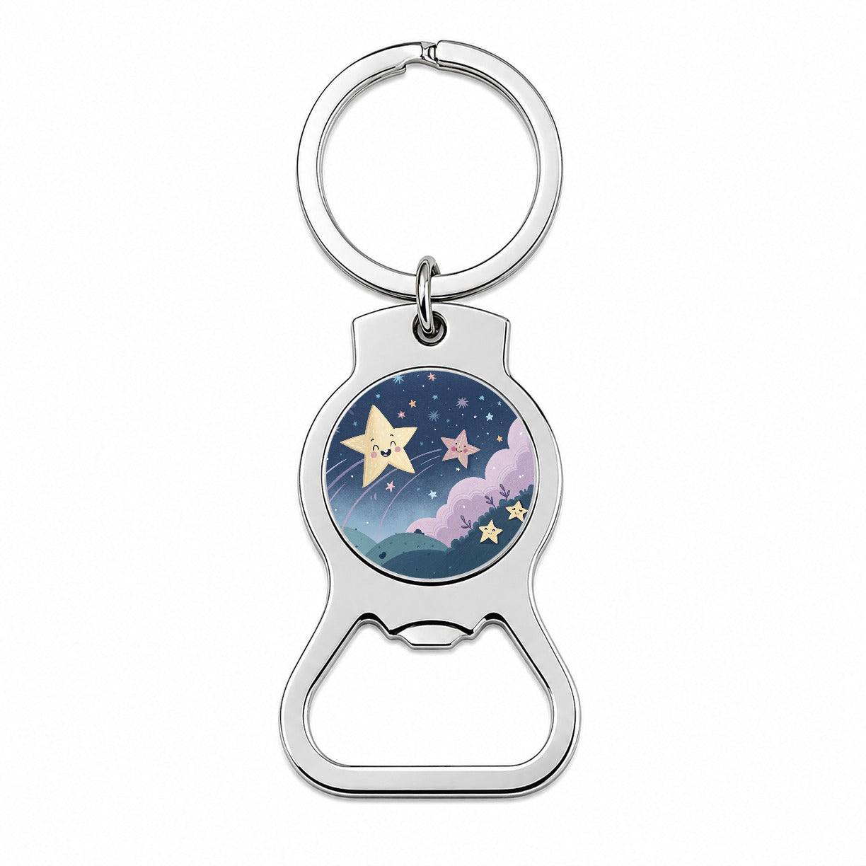 Kawaii Milky Way Bottle Opener Keychain