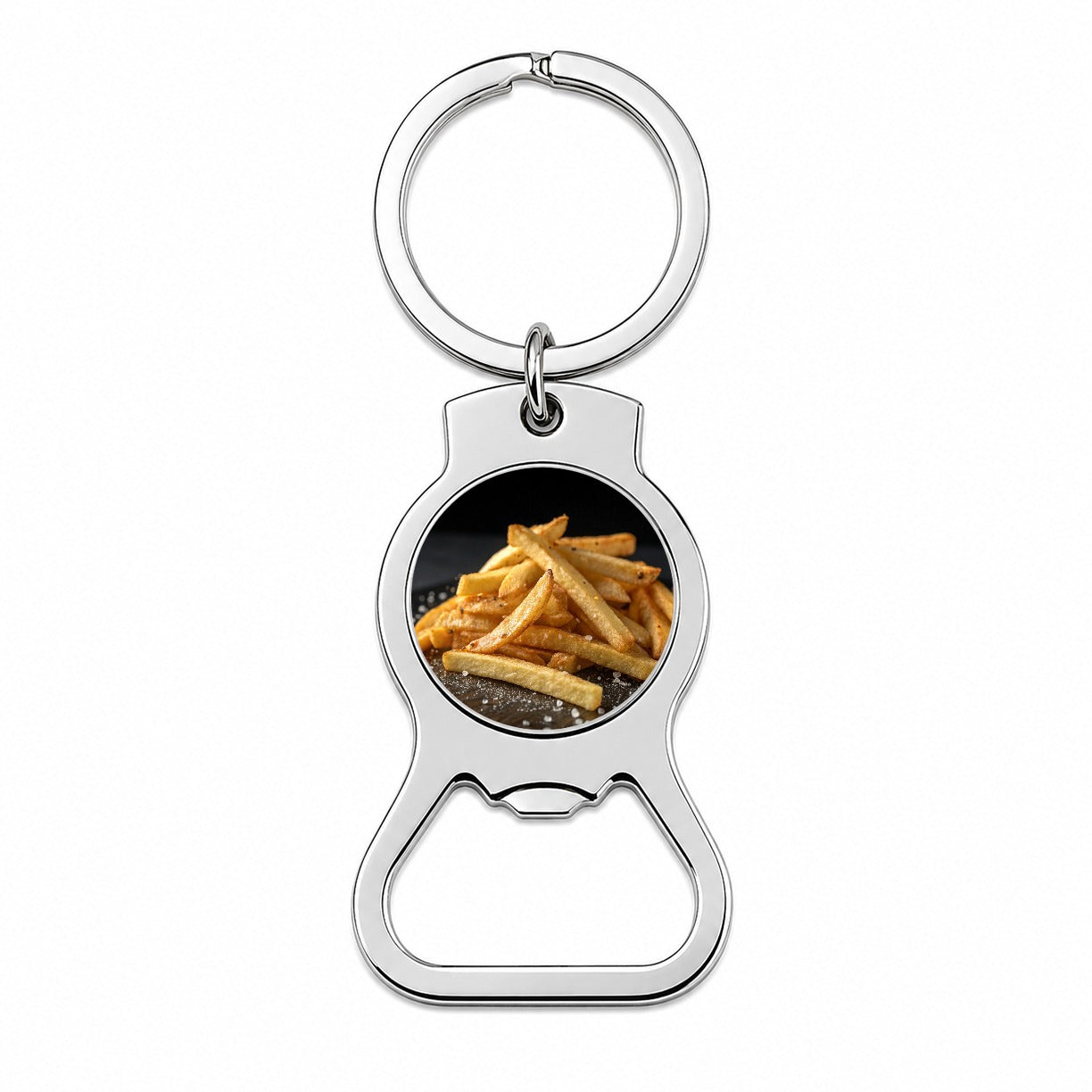 French Fries Bottle Opener Keychain