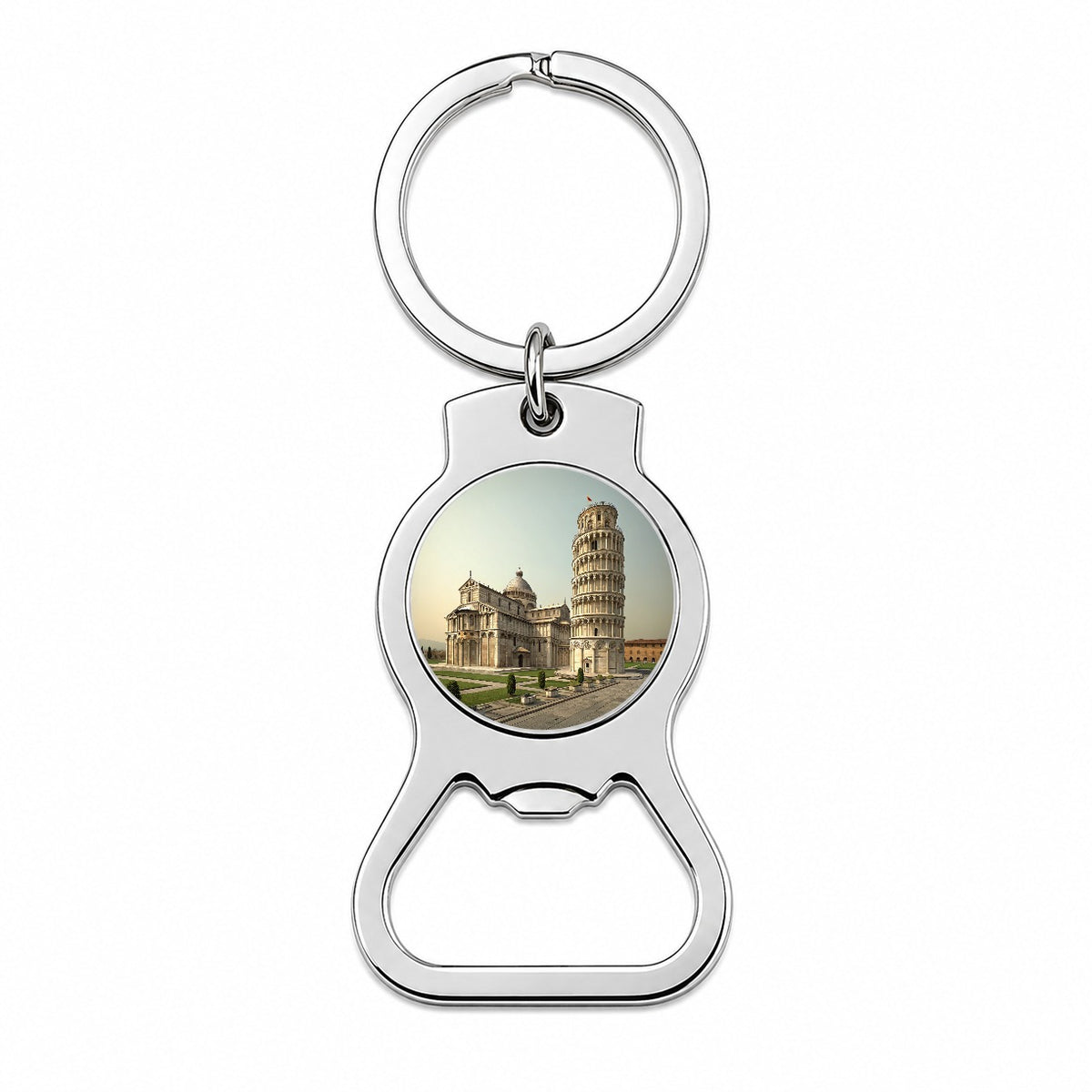 Leaning Tower Of Pisa Italy Bottle Opener Keychain