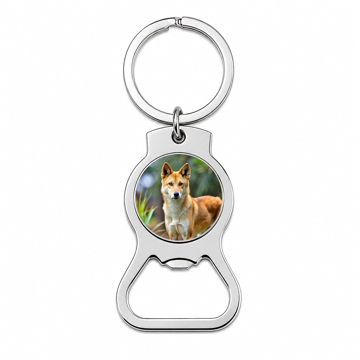 Australian Dingo Bottle Opener Keychain