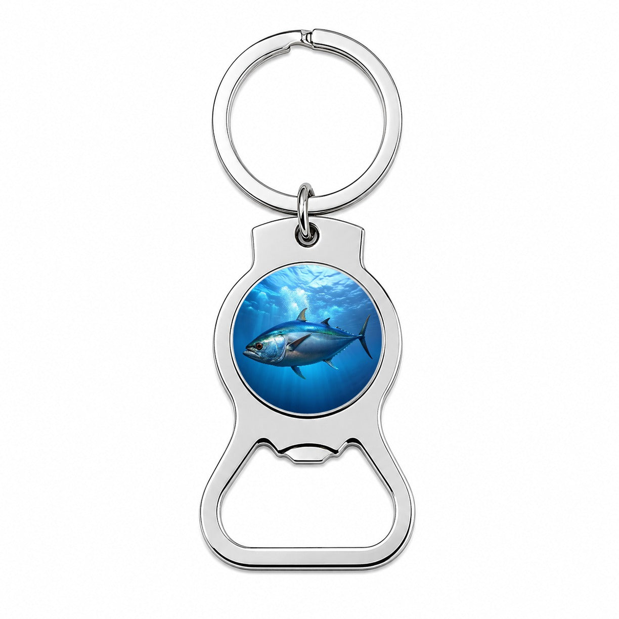 Bluefin Tuna Fish Bottle Opener Keychain