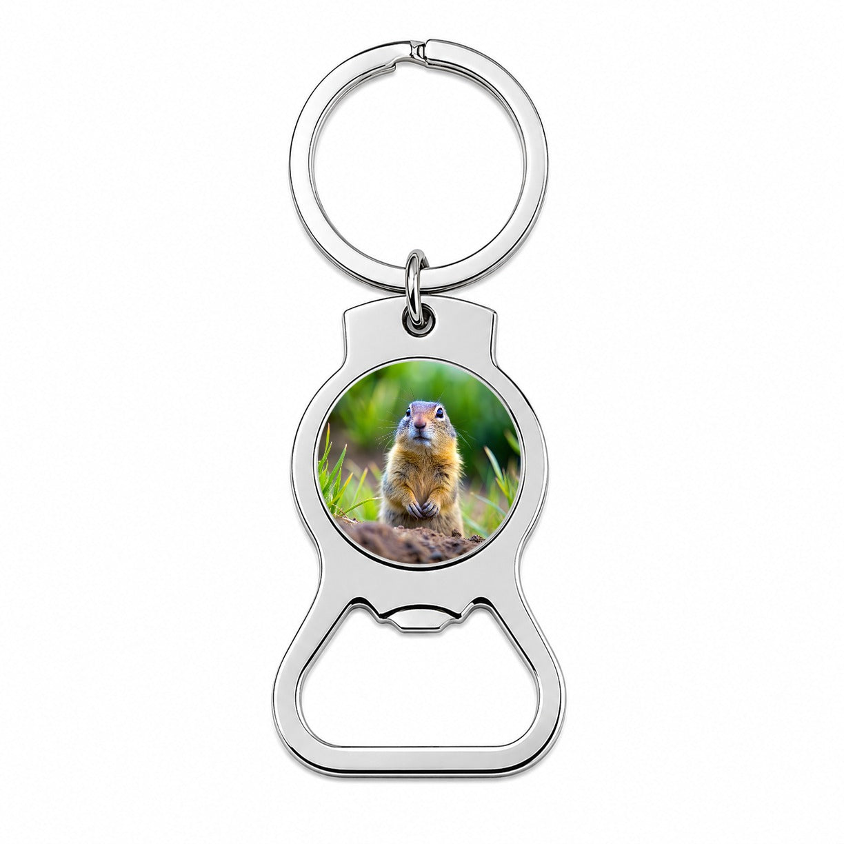 Gopher Bottle Opener Keychain