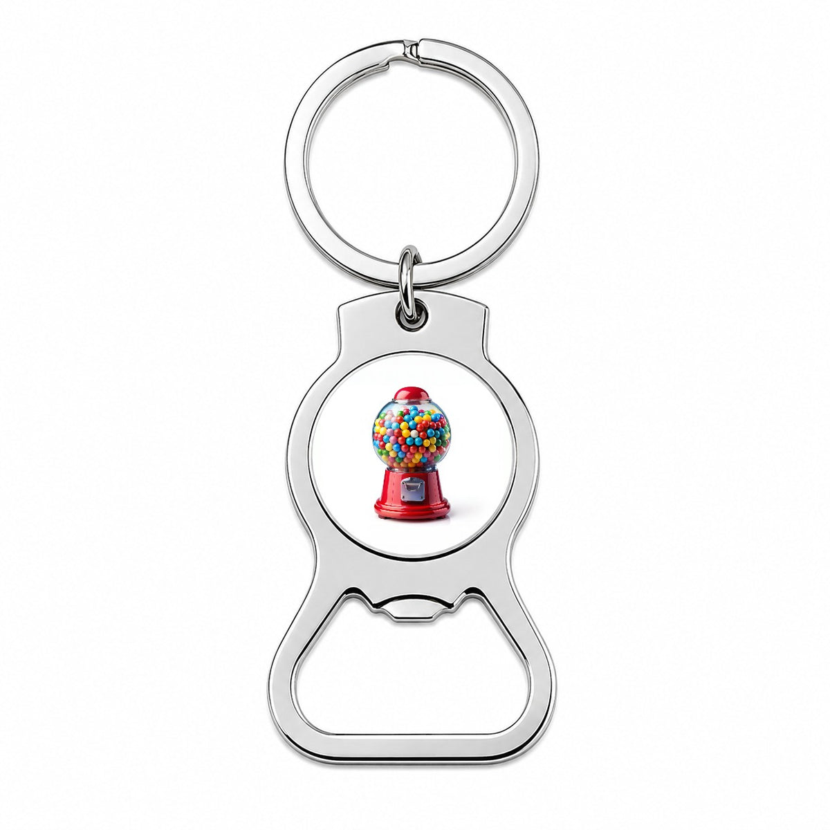 Gumball Machine Bottle Opener Keychain
