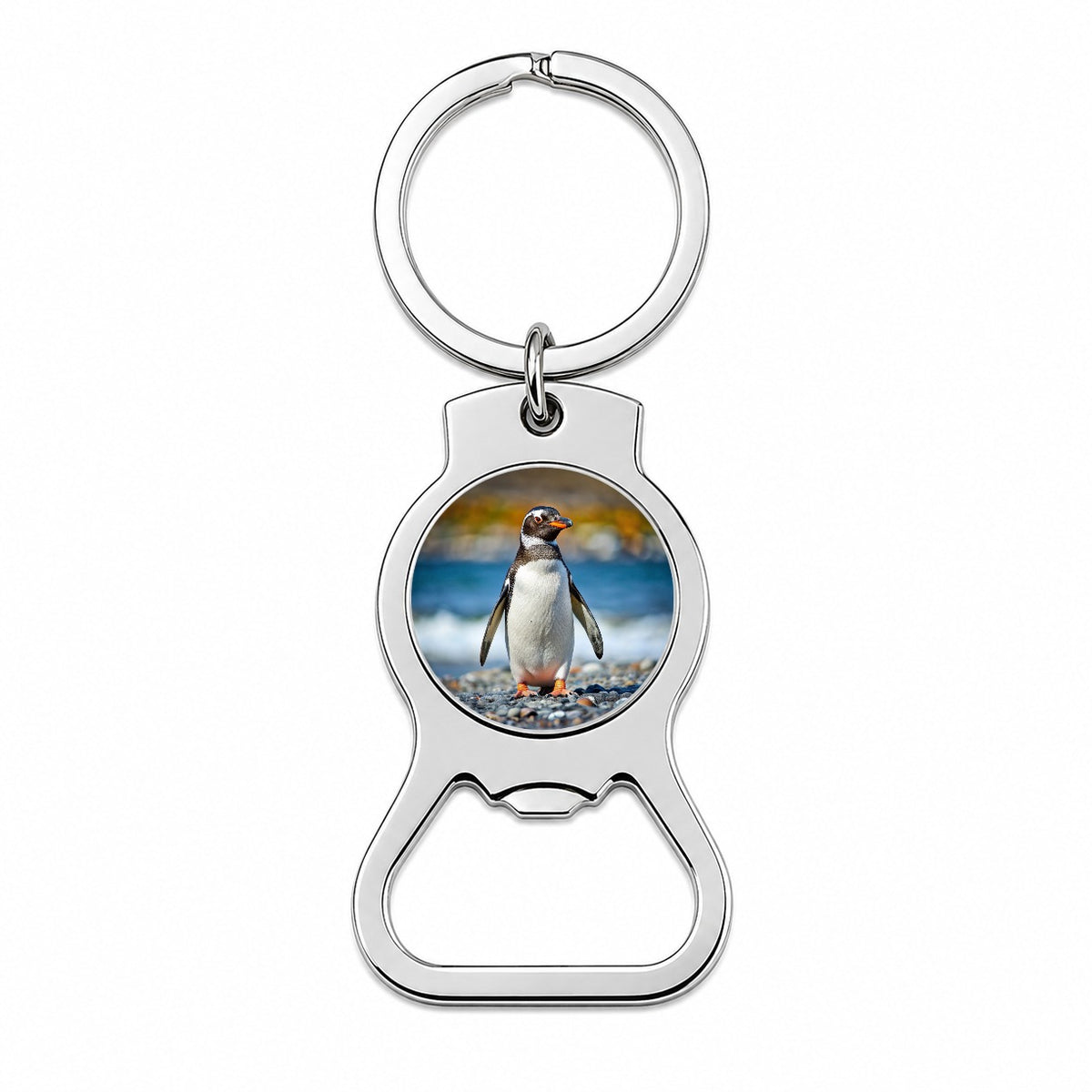 Penguin Bottle Opener Keychain