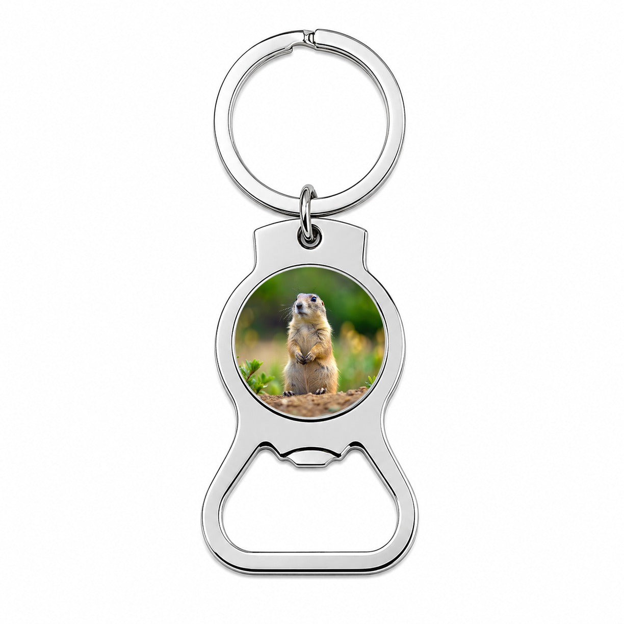 Prairie Dog Bottle Opener Keychain