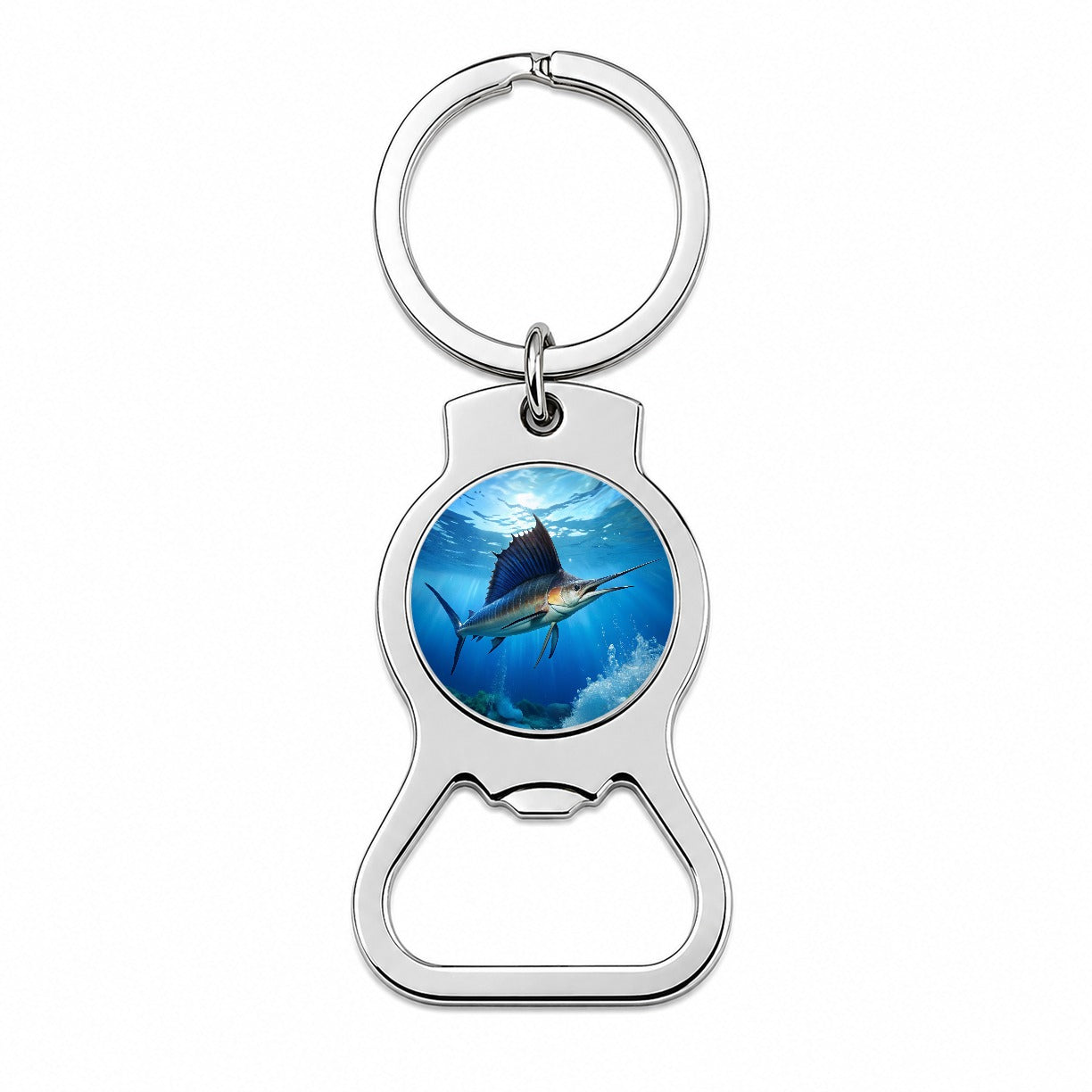 Sailfish Bottle Opener Keychain