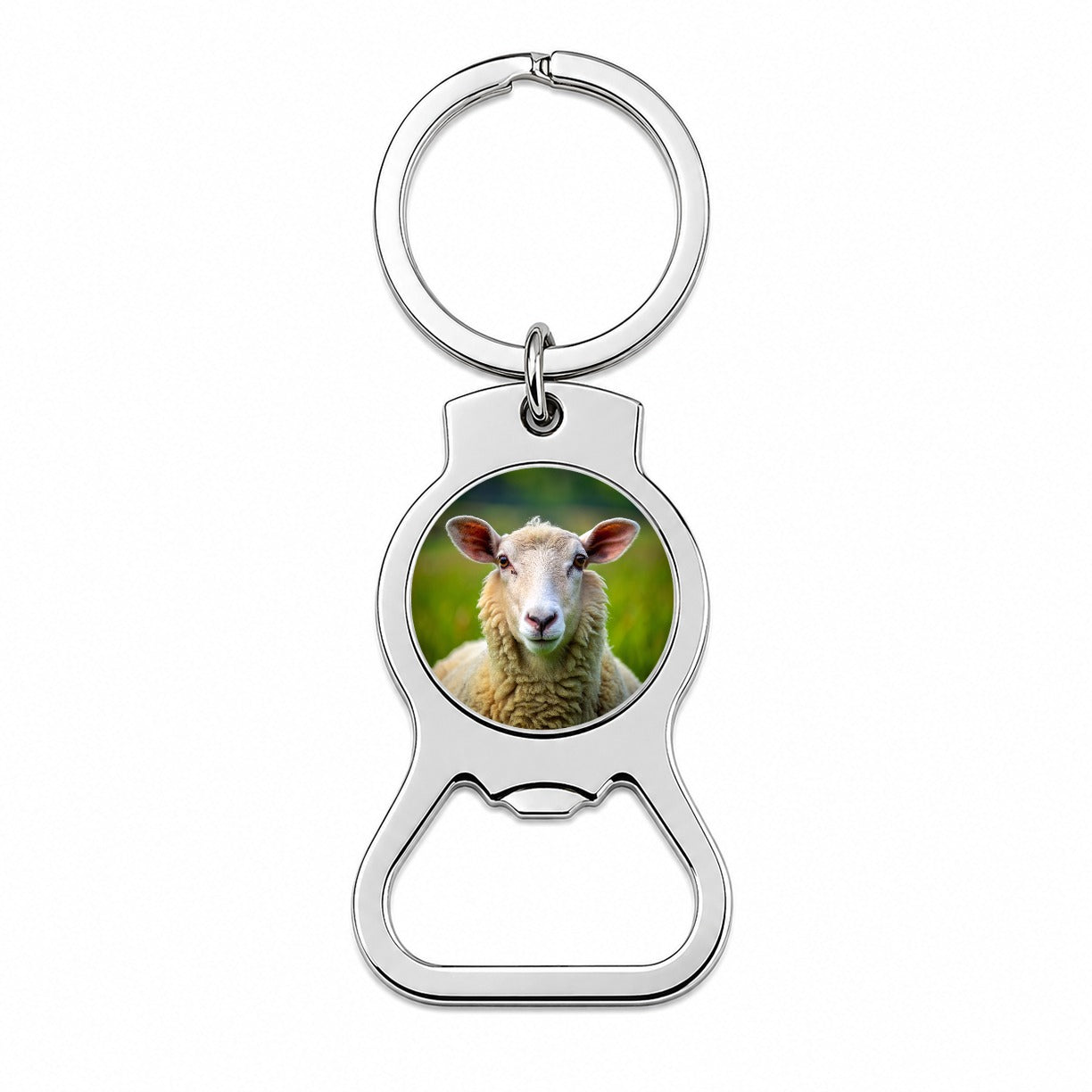 Sheep Bottle Opener Keychain