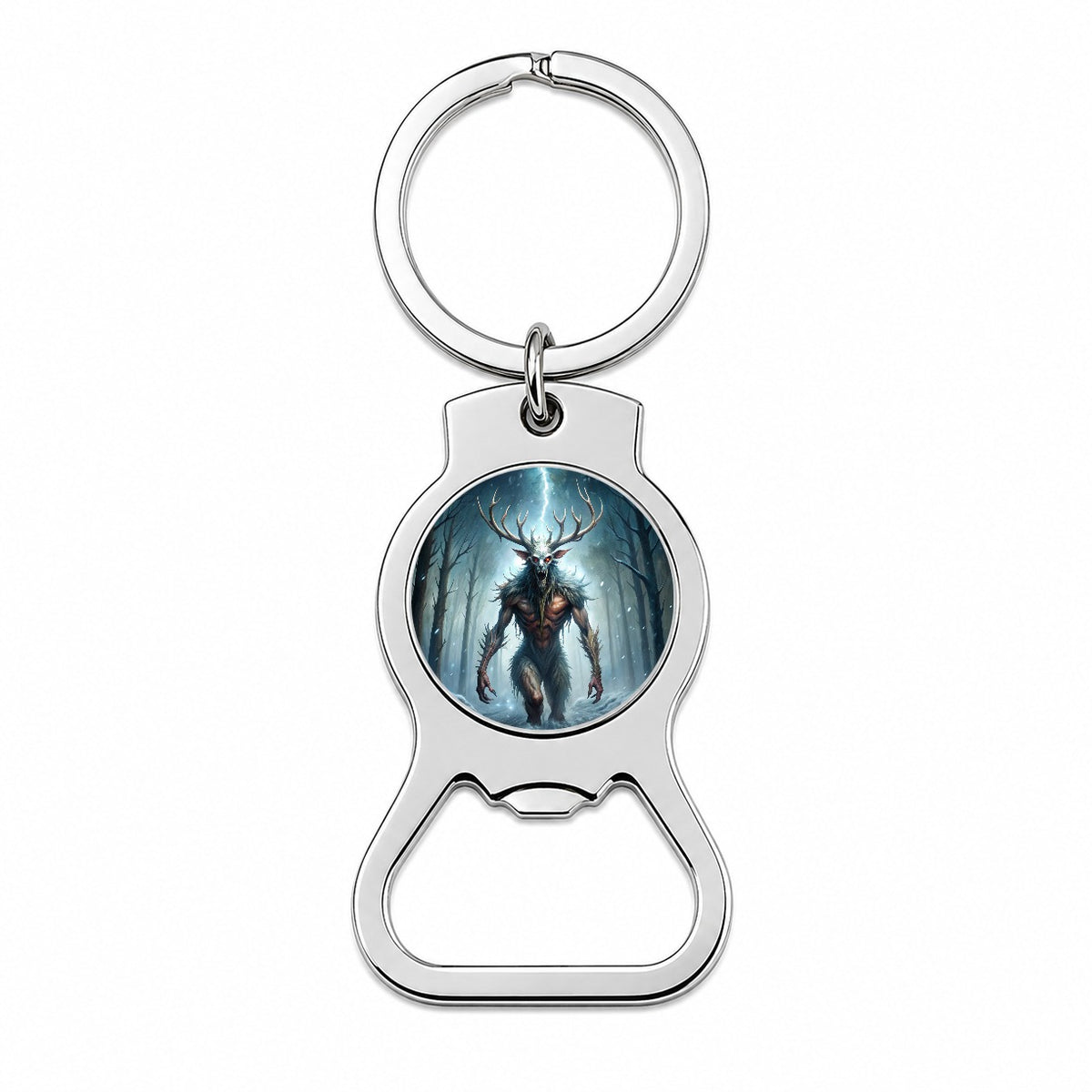 Wendigo Algonquian Folklore Monster Creature Bottle Opener Keychain