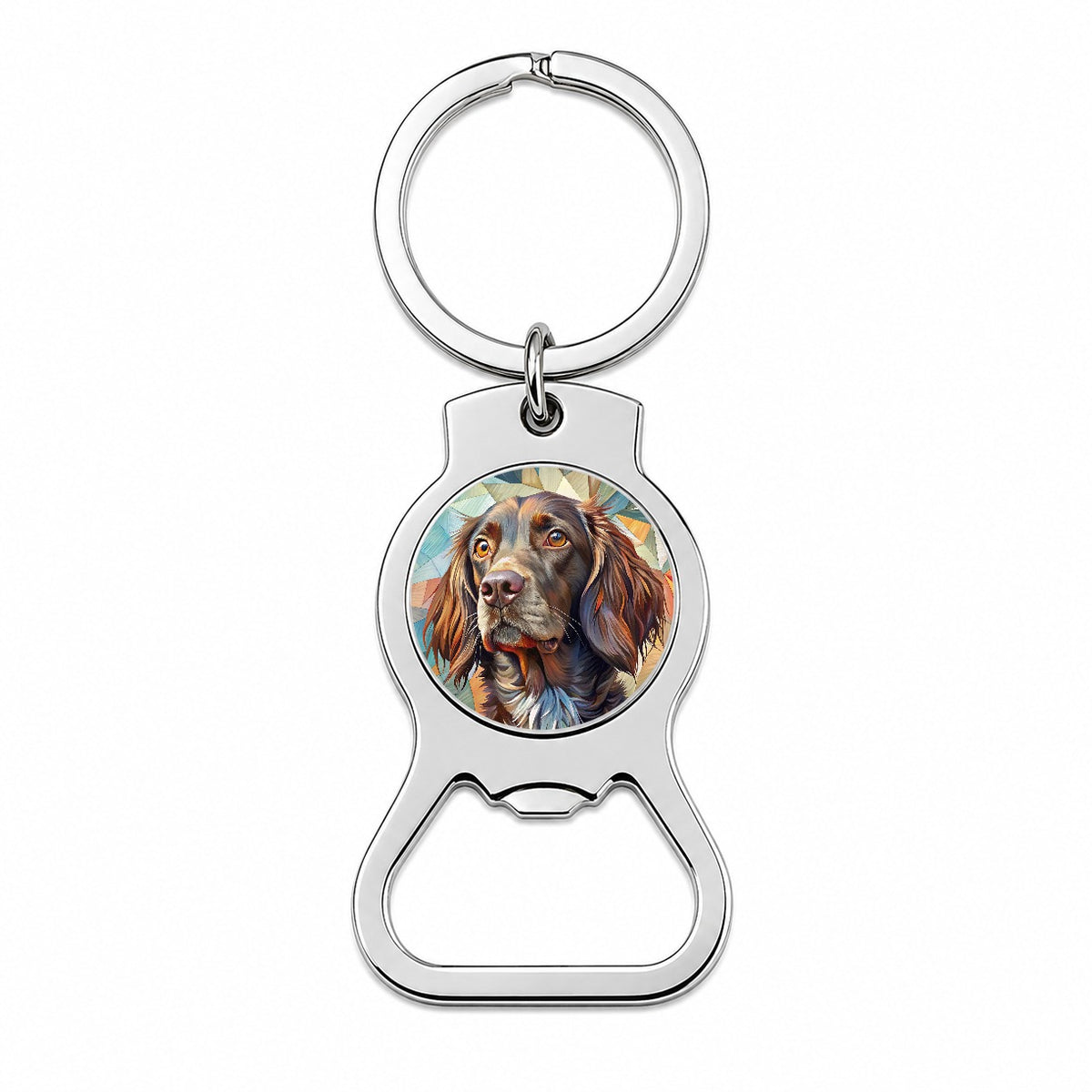 Boykin Spaniel Dog Contemporary Art Bottle Opener Keychain