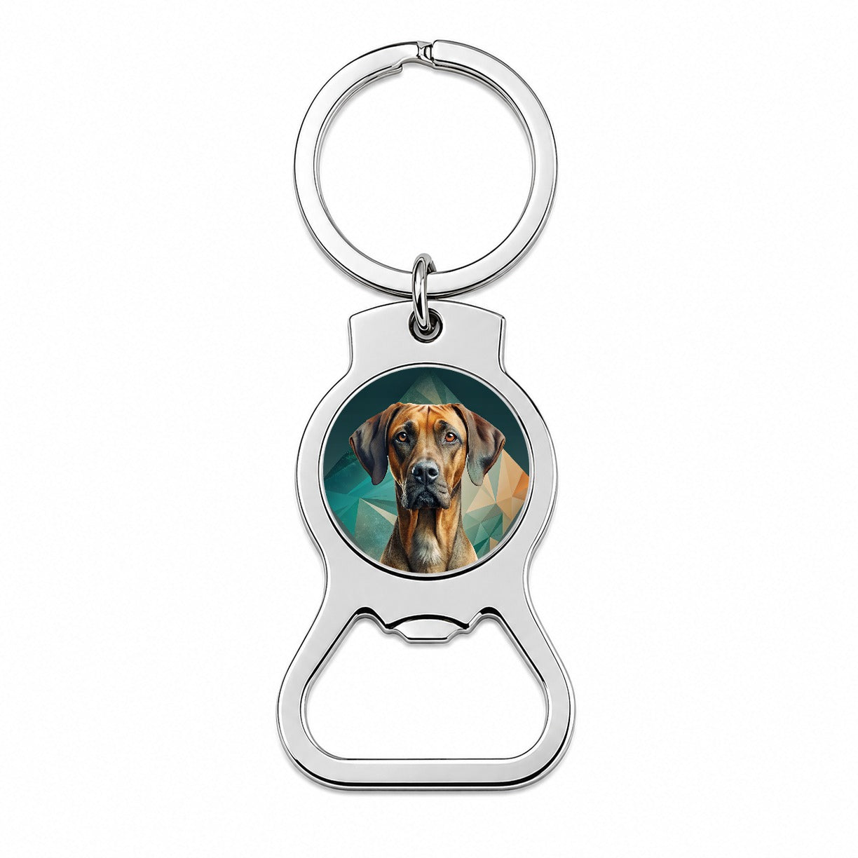 Rhodesian Ridgeback Dog Contemporary Art Bottle Opener Keychain