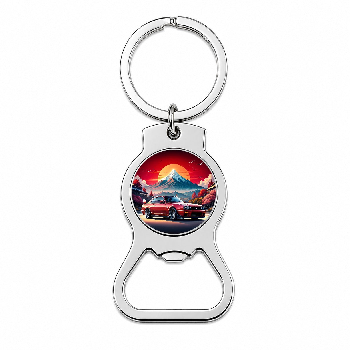 Japanese JDM Car Art Bottle Opener Keychain