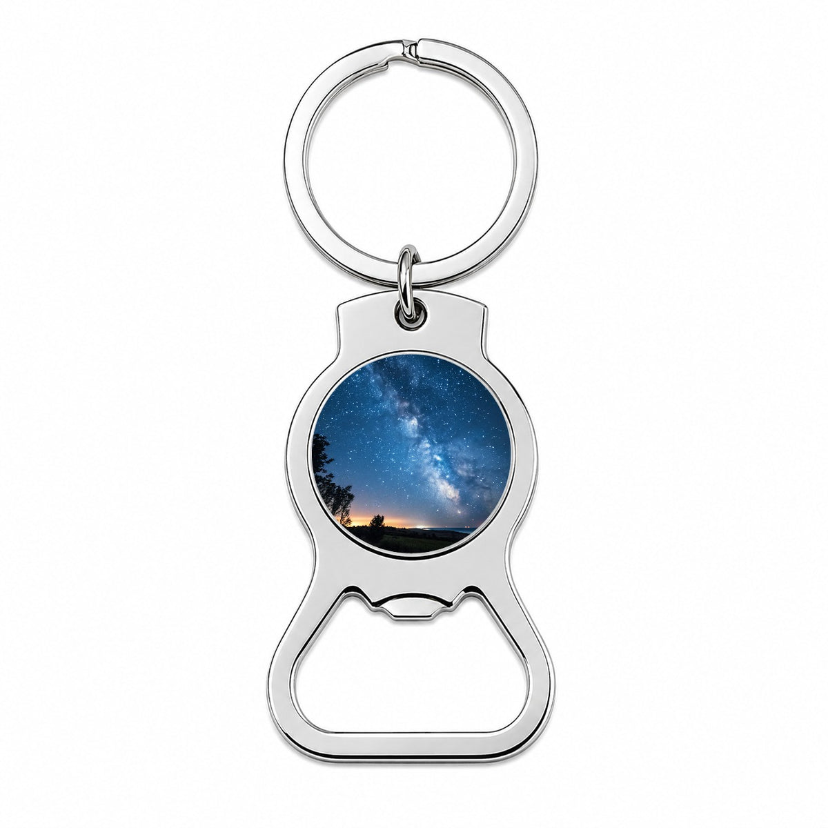 Stars At Night Sky Bottle Opener Keychain