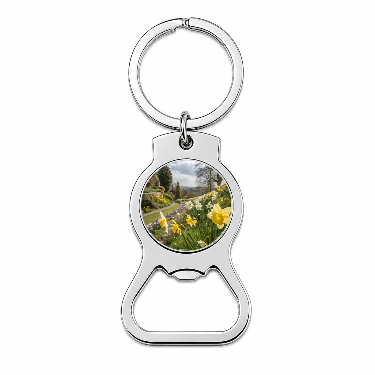 Daffodils Pretty Bottle Opener Keychain