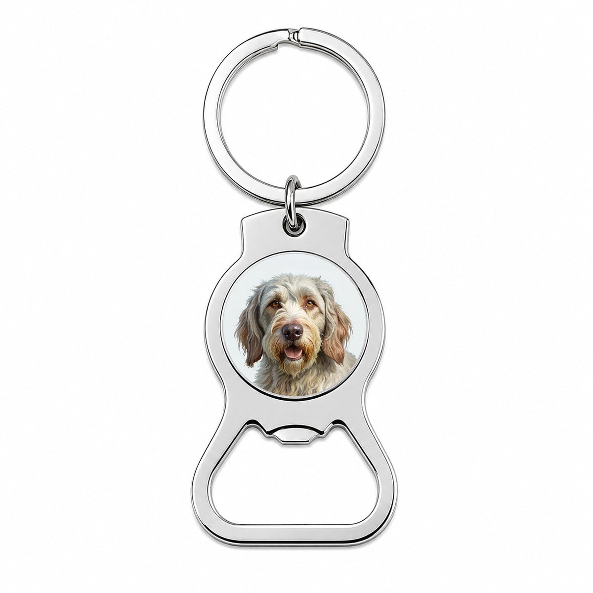 Spinone Italiano Dog Illustration Bottle Opener Keychain
