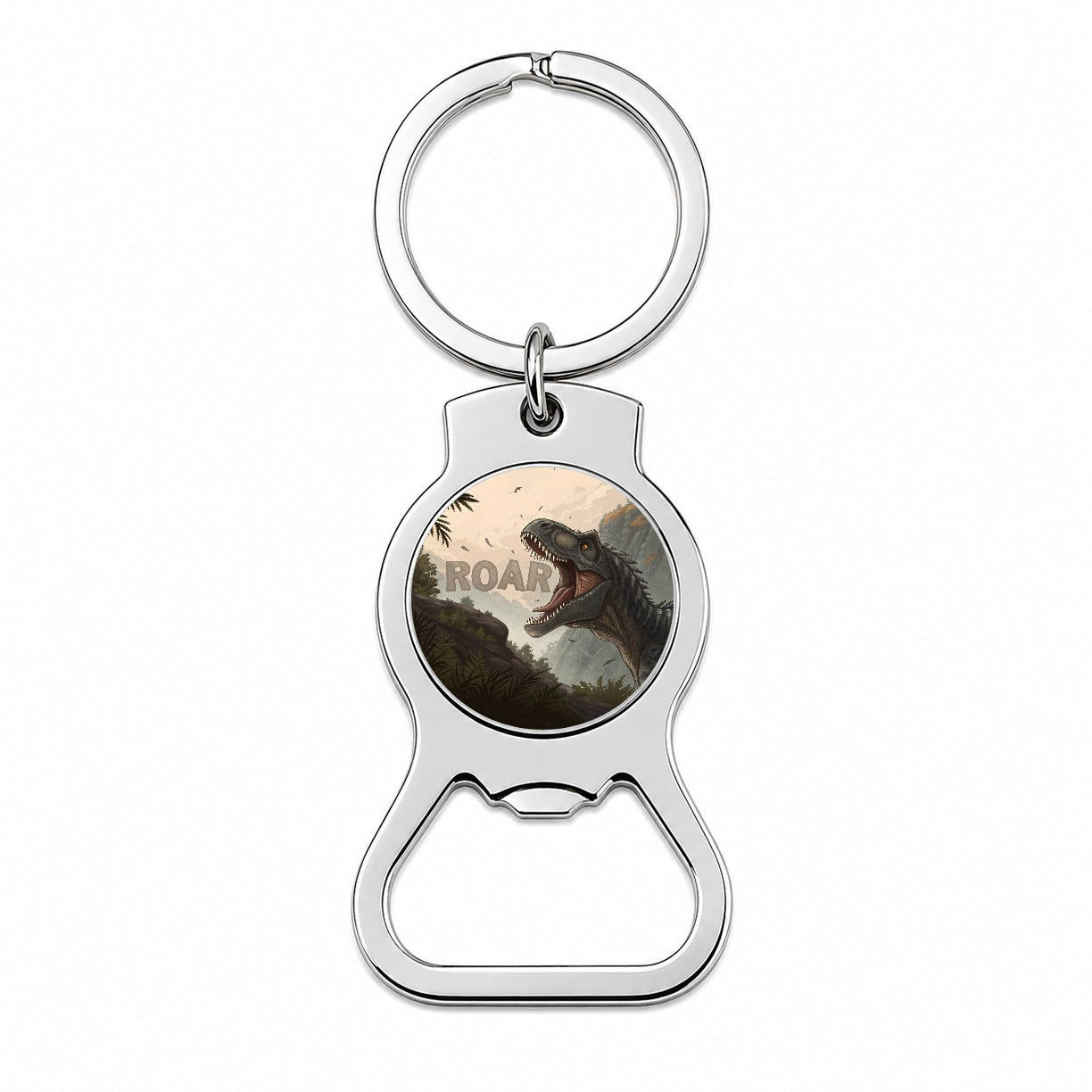 Allosaurus Roar Dinosaur Bottle Opener Keychain