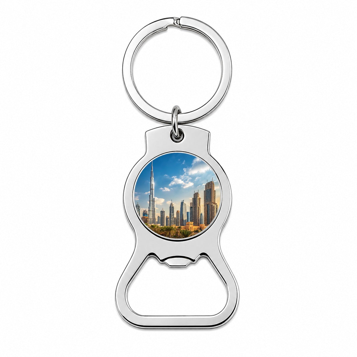Dubai United Arab Emirates City Travel Bottle Opener Keychain