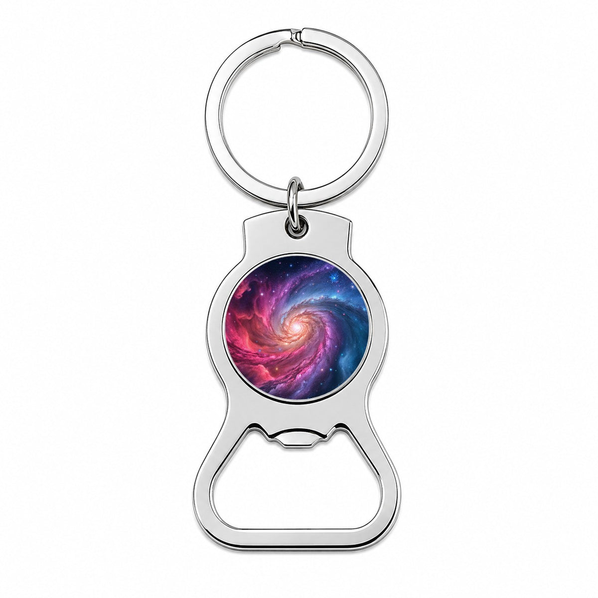 Galaxy Nebula Beautiful Space Stars Bottle Opener Keychain