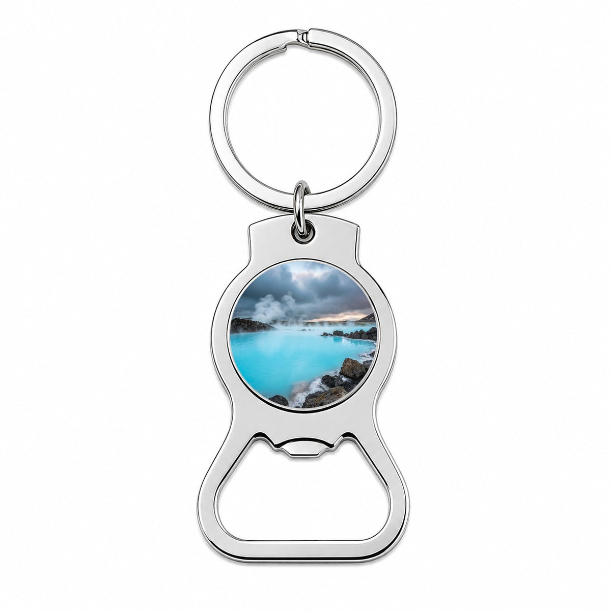 Iceland Blue Lagoon Stunning Bottle Opener Keychain