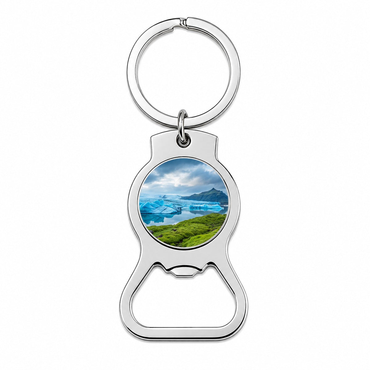 Iceland Nature Bottle Opener Keychain