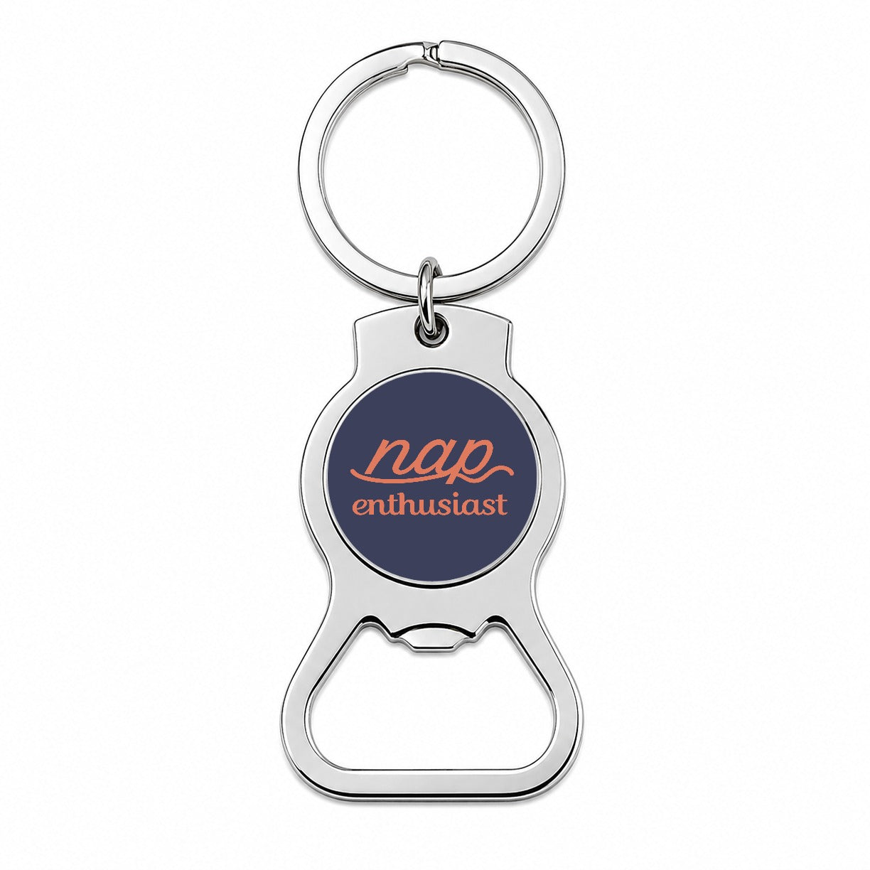 Nap Enthusiast Funny Bottle Opener Keychain