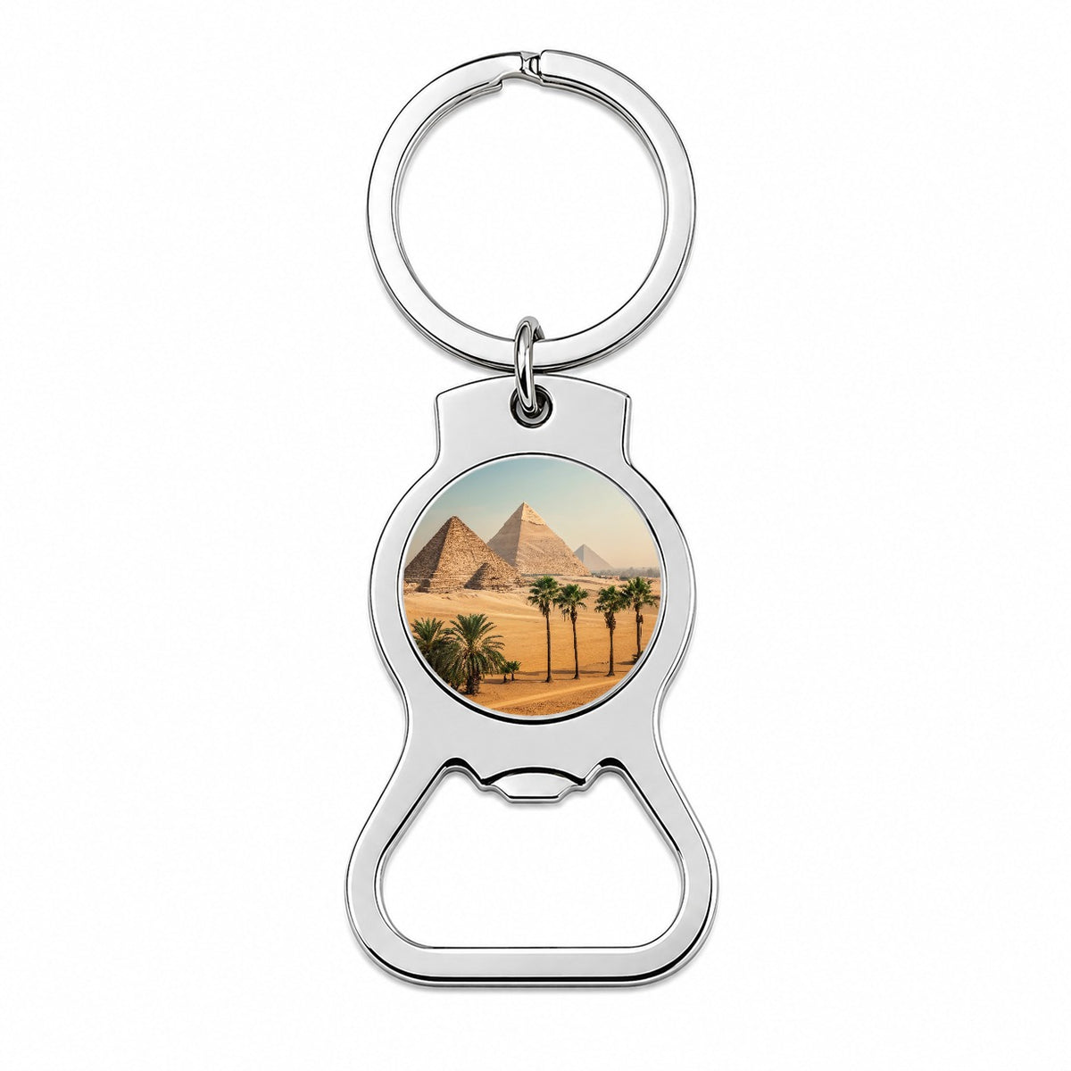 Pyramids Of Giza Travel Egypt Bottle Opener Keychain