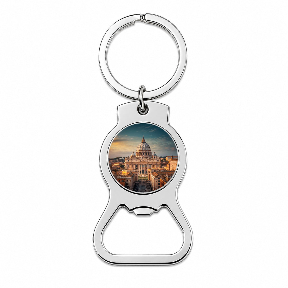 Rome Italy Vatican City Travel Bottle Opener Keychain