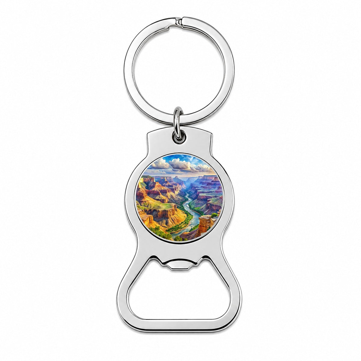 Grand Canyon - Parashant National Monument Arizona Watercolor Style Bottle Opener Keychain