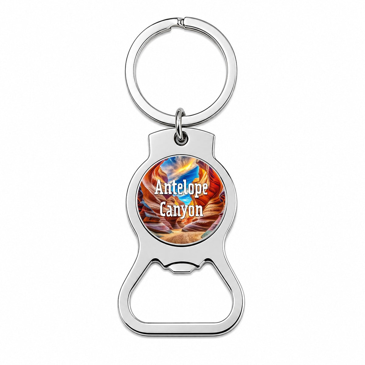 Antelope Canyon Arizona Bottle Opener Keychain