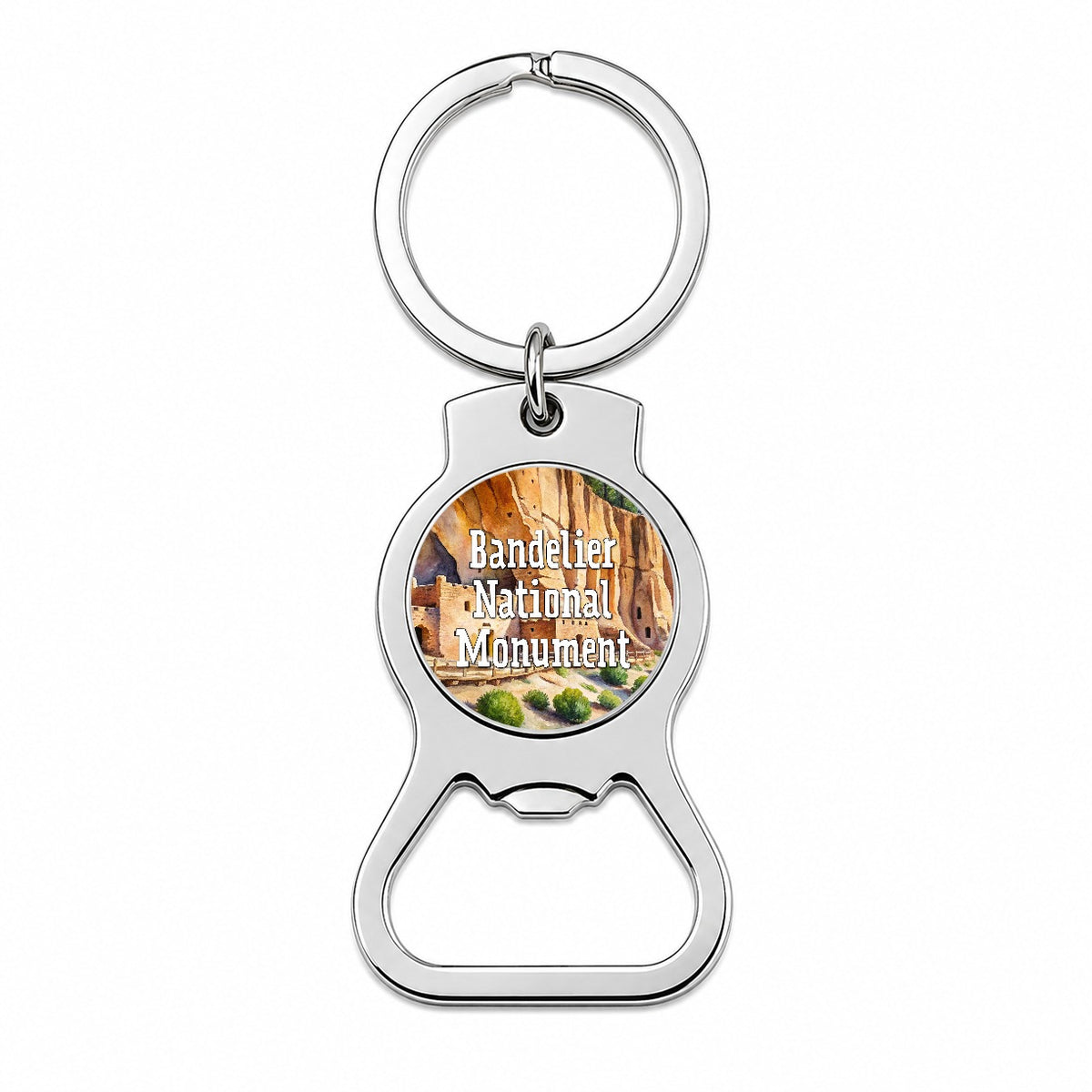 Bandelier National Monument New Mexico Bottle Opener Keychain