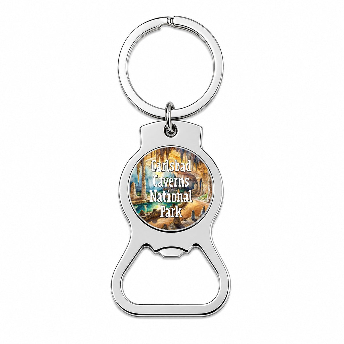Carlsbad Caverns National Park New Mexico Bottle Opener Keychain