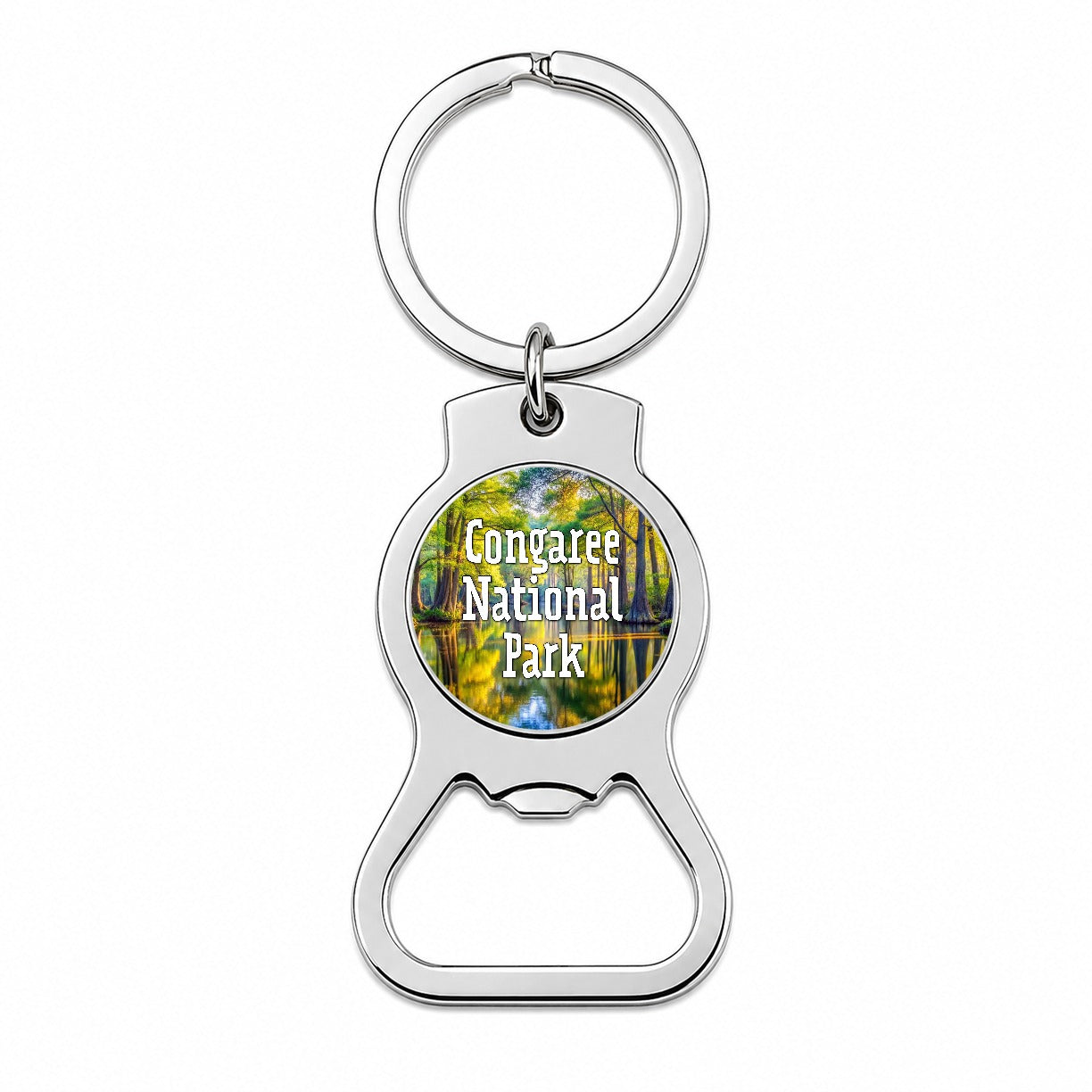 Congaree National Park South Carolina Bottle Opener Keychain