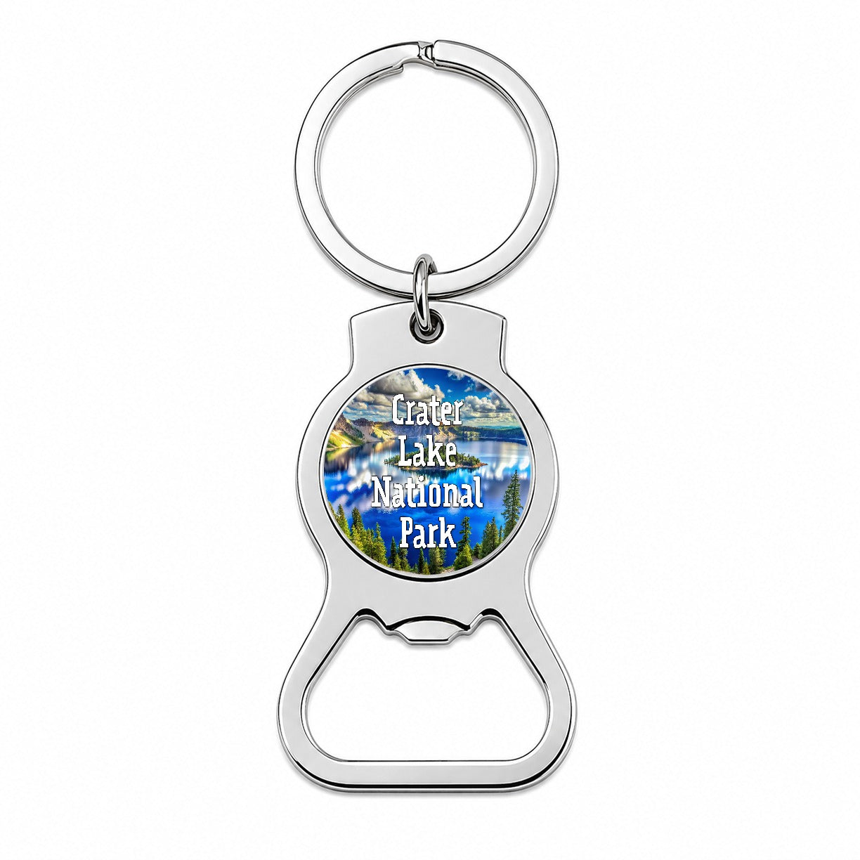 Crater Lake National Park Oregon Bottle Opener Keychain