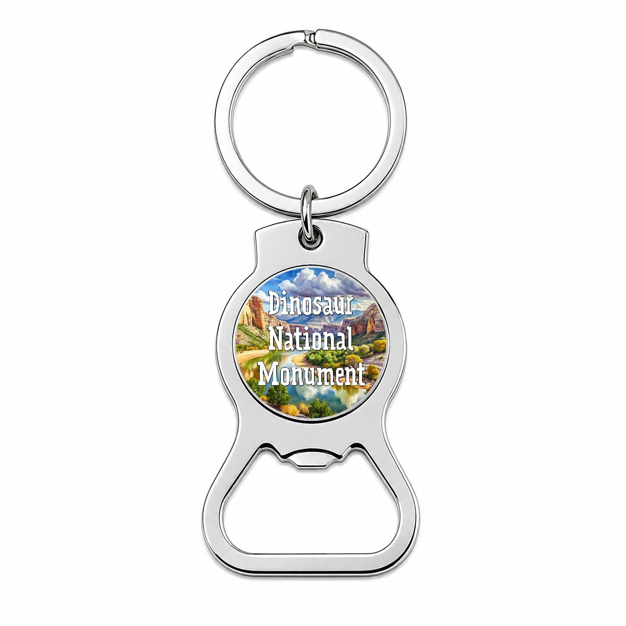 Dinosaur National Monument Colorado, Utah Bottle Opener Keychain