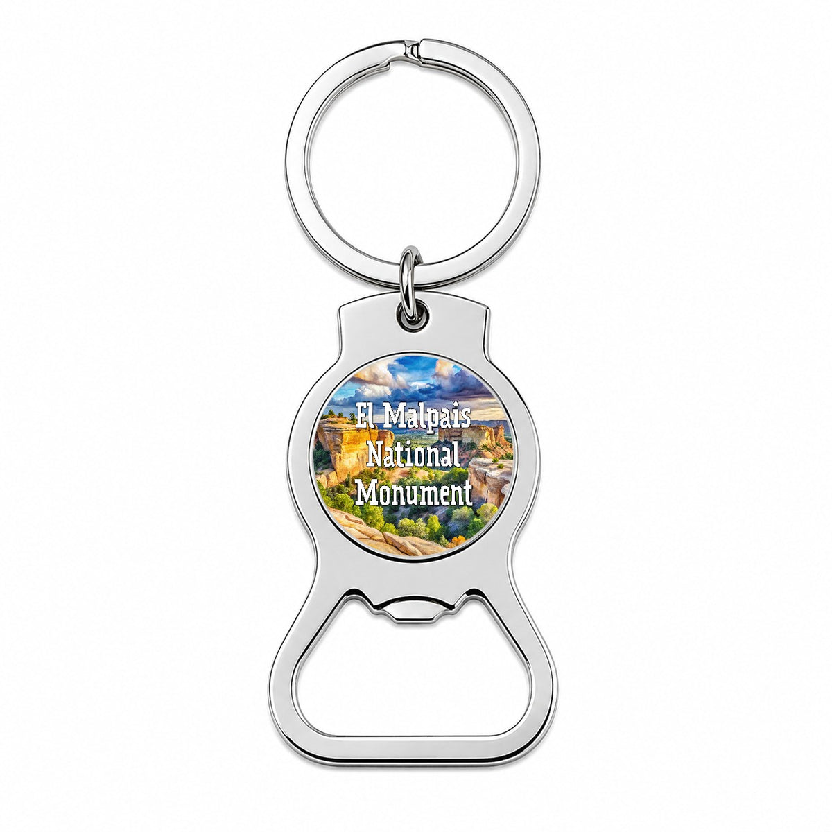 El Malpais National Monument New Mexico Bottle Opener Keychain