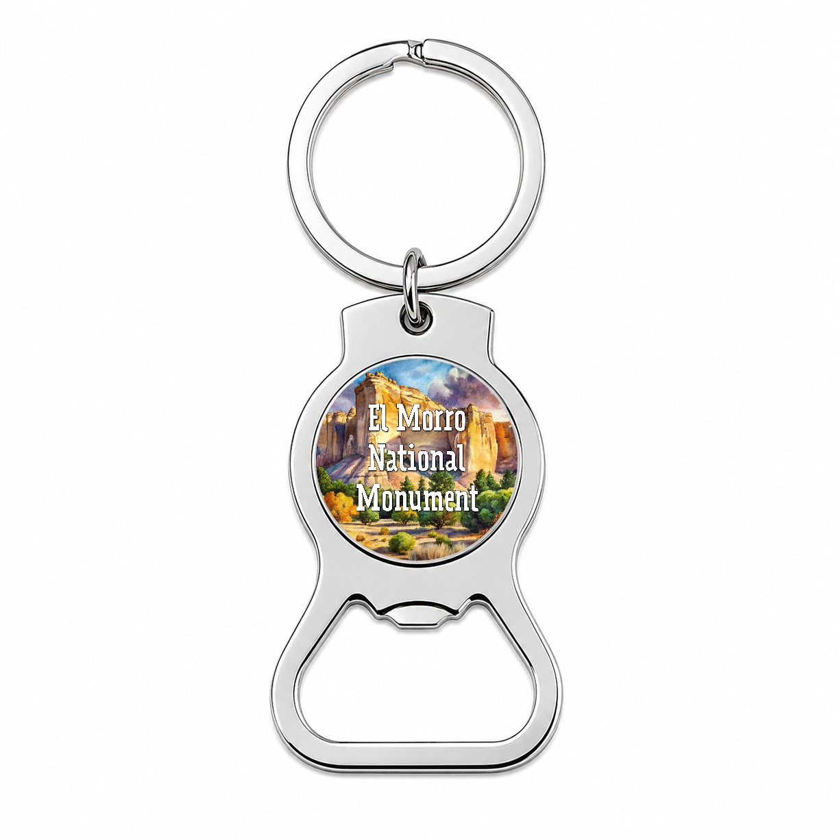 El Morro National Monument New Mexico Bottle Opener Keychain