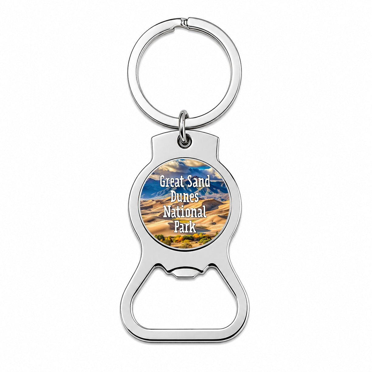 Great Sand Dunes National Park Colorado Bottle Opener Keychain