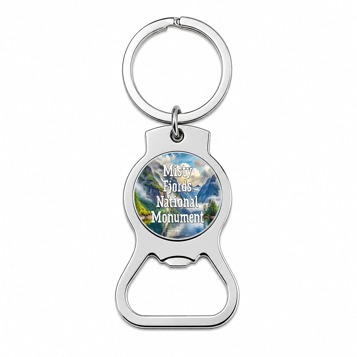 Misty Fjords National Monument Alaska Bottle Opener Keychain