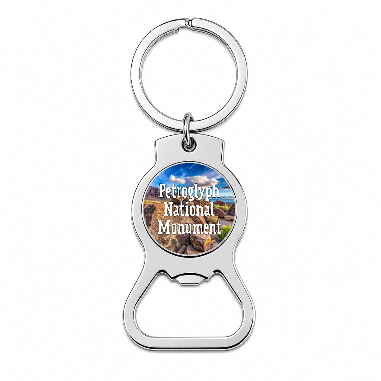 Petroglyph National Monument New Mexico Bottle Opener Keychain