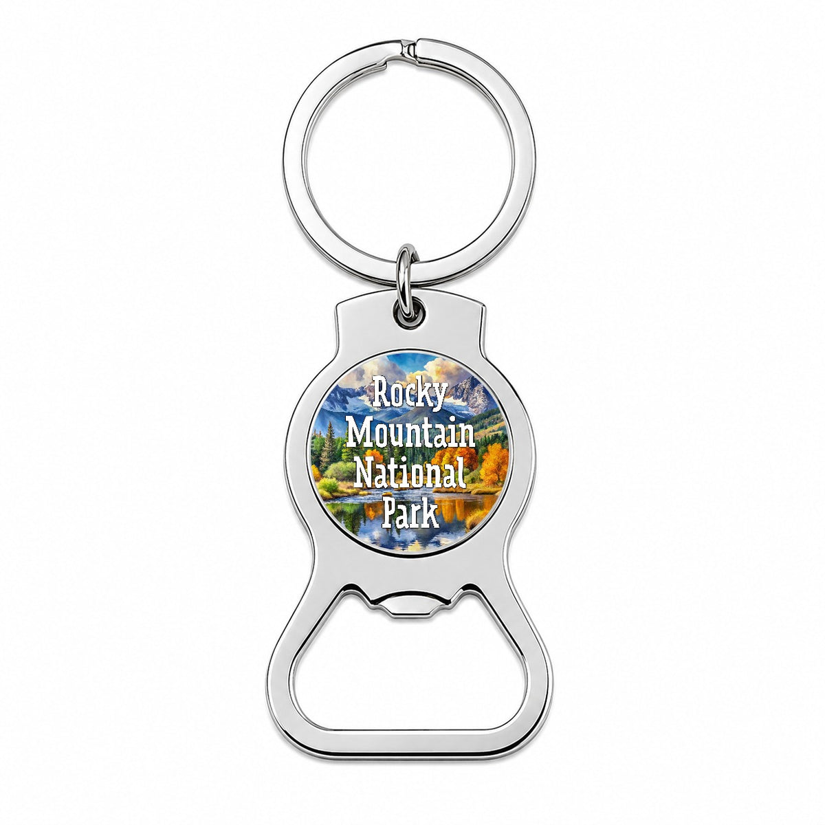 Rocky Mountain National Park Colorado Bottle Opener Keychain
