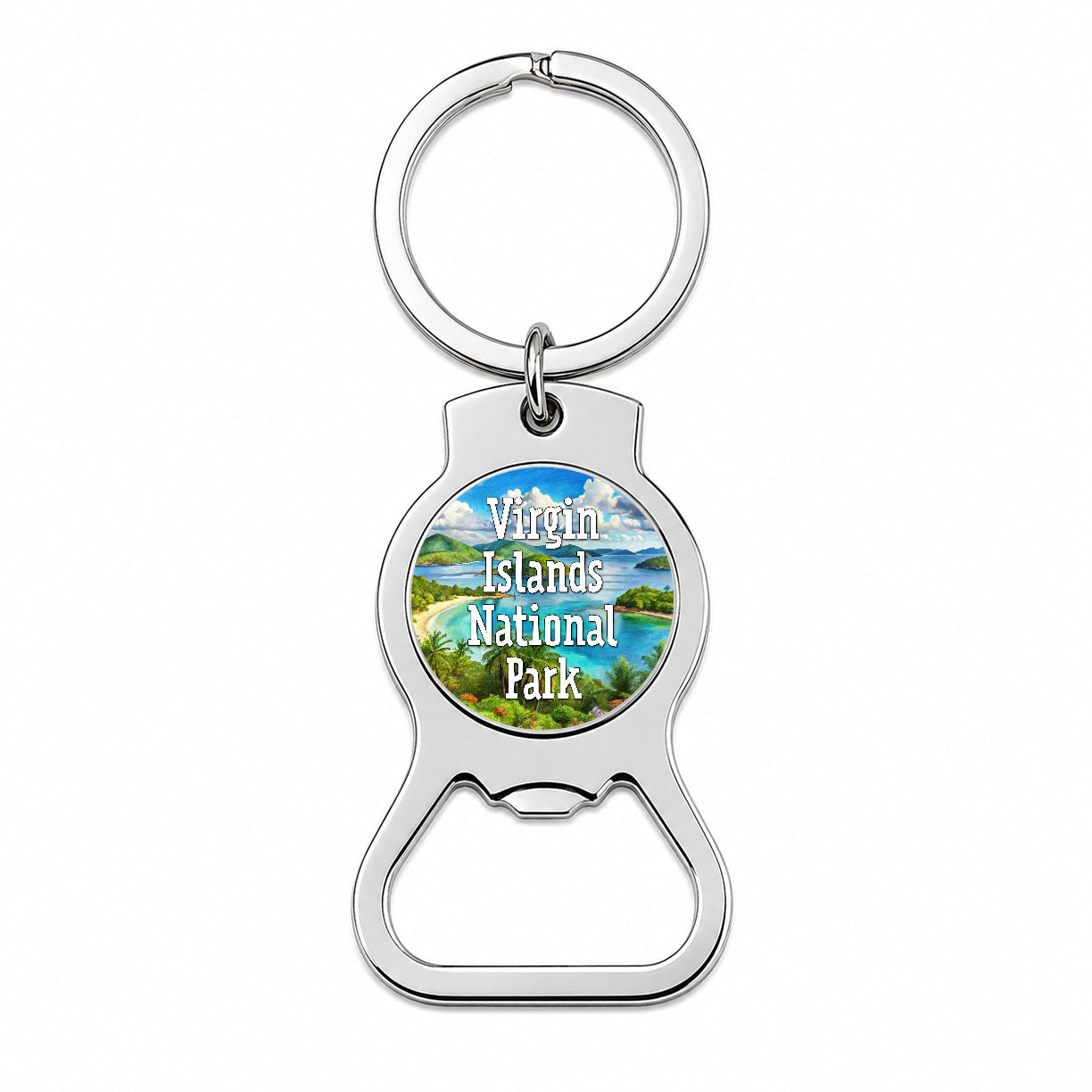 Virgin Islands National Park Bottle Opener Keychain
