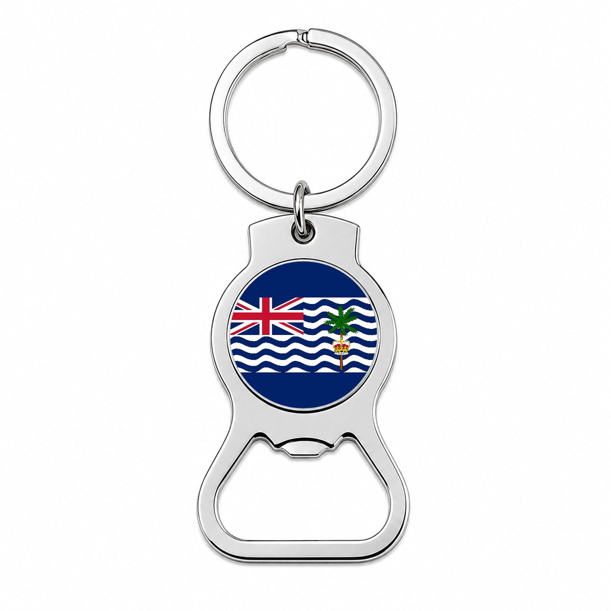 British Indian Ocean Territory Country Flag Bottle Opener Keychain