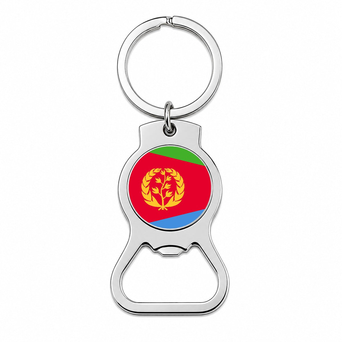 Eritrea Country Flag Bottle Opener Keychain